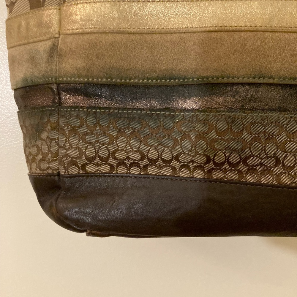 Coach Tote No. F11529 VINTAGE PATCHWORK EDITION shoulderbag and Wallet set - Picture 9 of 10